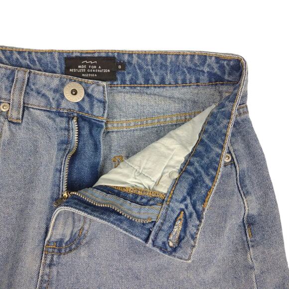 Made For A Restless Generation Factorie Australia 26" Denim Jean Mini Skirt - Picture 4 of 6